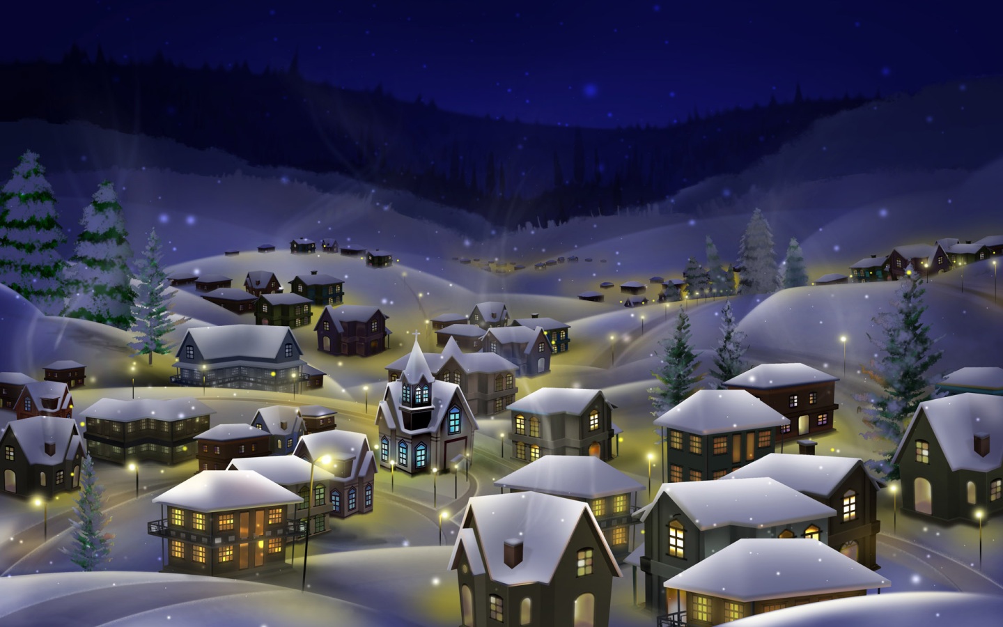 1440_Village+in+a+Quiet+Winter+Night.jpg