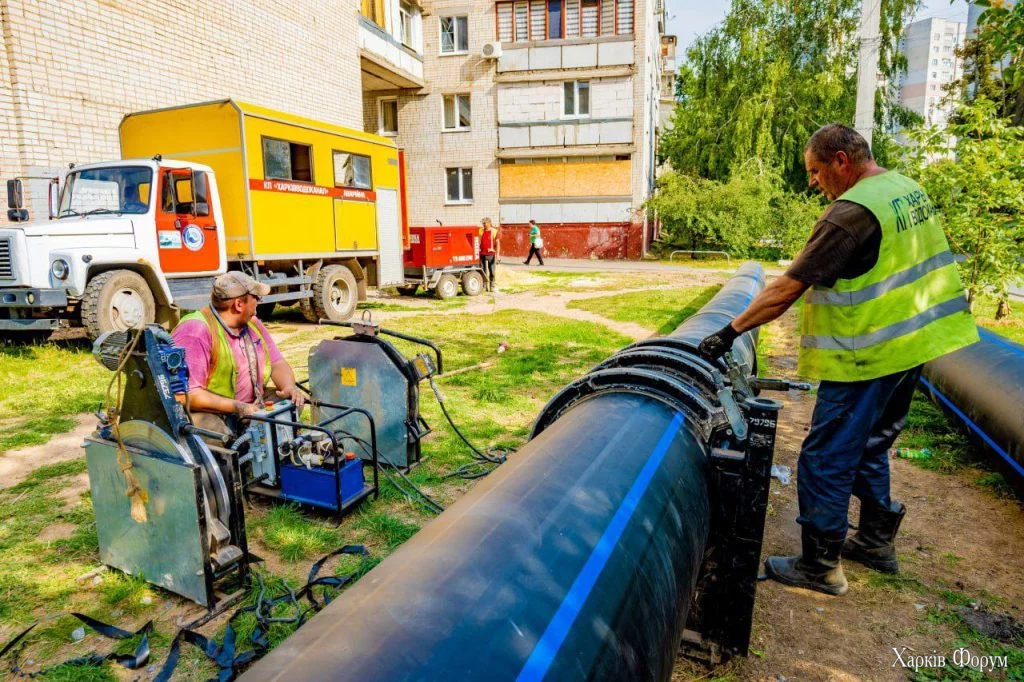 Змінюють тепломагістралі у Шевченківському районі