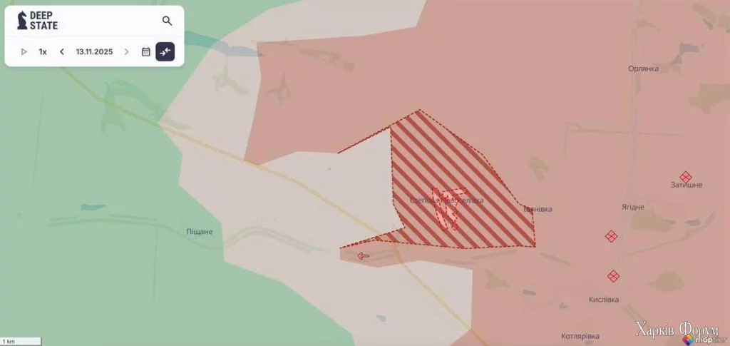 Ворог просунувся на Куп'янському напрямі