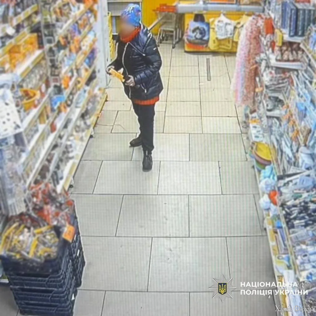 Украла товари в магазині на Чугуївщині