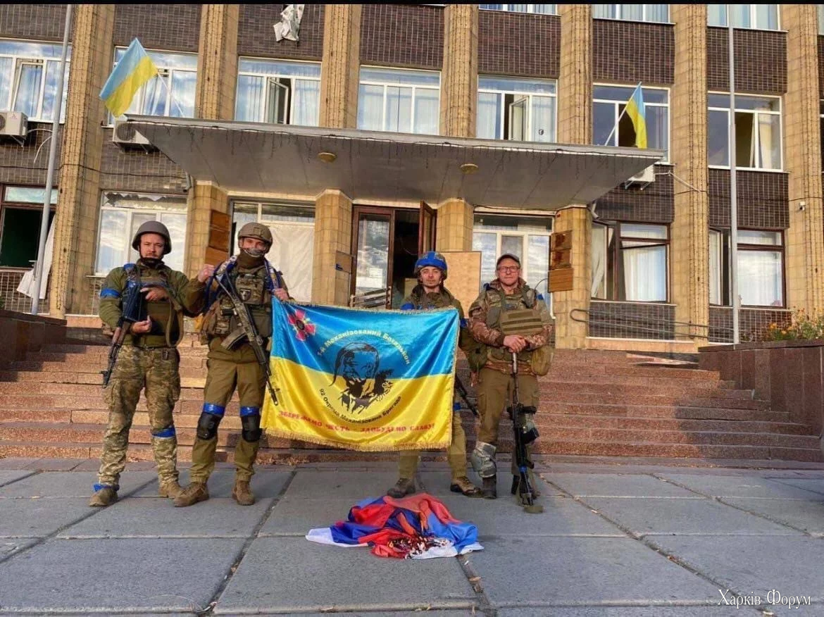 10 вересня бійці 92-го ОМБр на головній площі Куп'янська