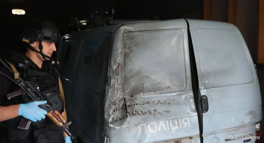 удар по копам на Харьковщине