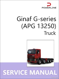Руководство по ремонту двигателей Ginaf G-series APG 13250