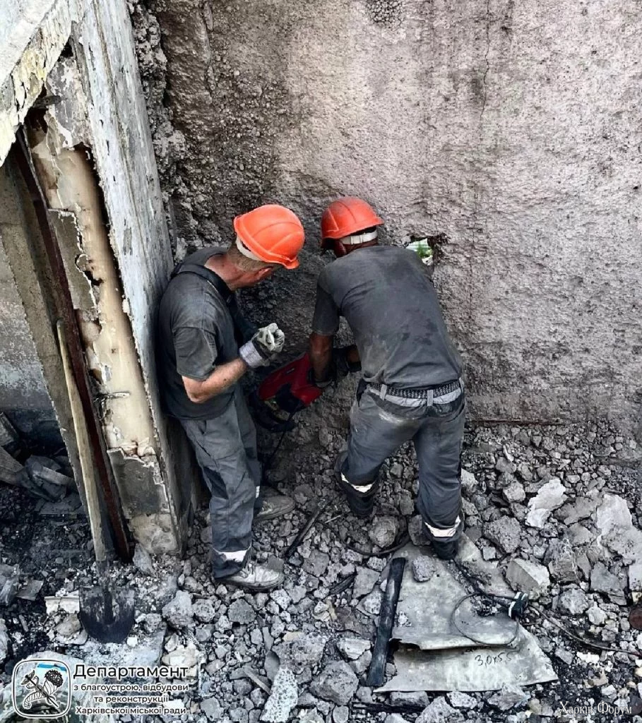 восстановление многоэтажки в Харькове