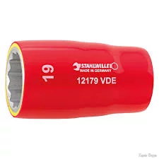 Торцевая головка VDE 12 мм, 1/2, STAHLWILLE, 03370012 12179 VDE ...