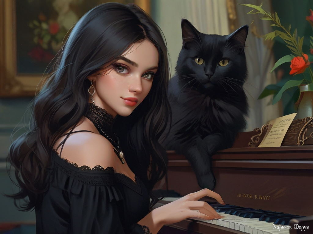 a_brunette_woman_plays_a_black_piano_while_black_cat_listen.jpg