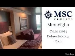 MSC Meraviglia Cabin 12084Tour #msc cruises