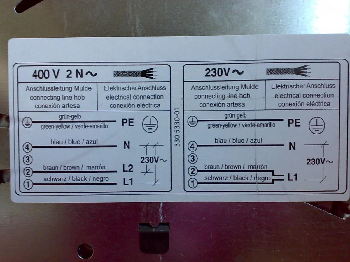Подключение электрической варочной панели
