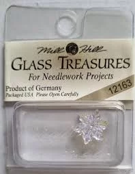 Mill Hill Glass Treasures 12163 Snowflake Star Small