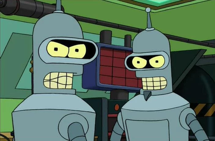 Bender-and-Evil-Bender-futurama-1594483-703-462.webp