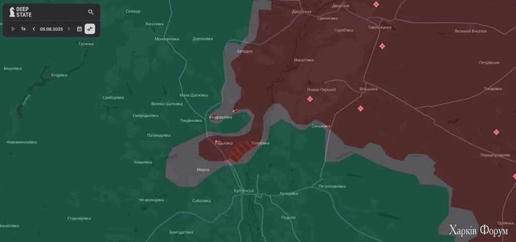 продвижение оккупантов на Харьковщине