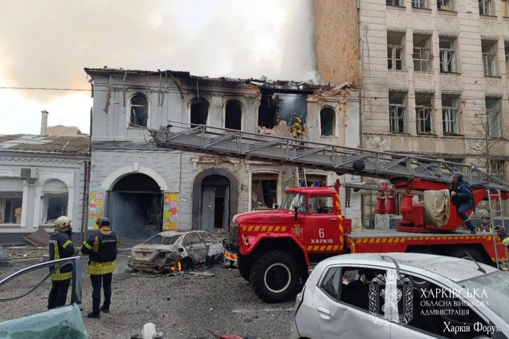 удар по детсаду в Харькове