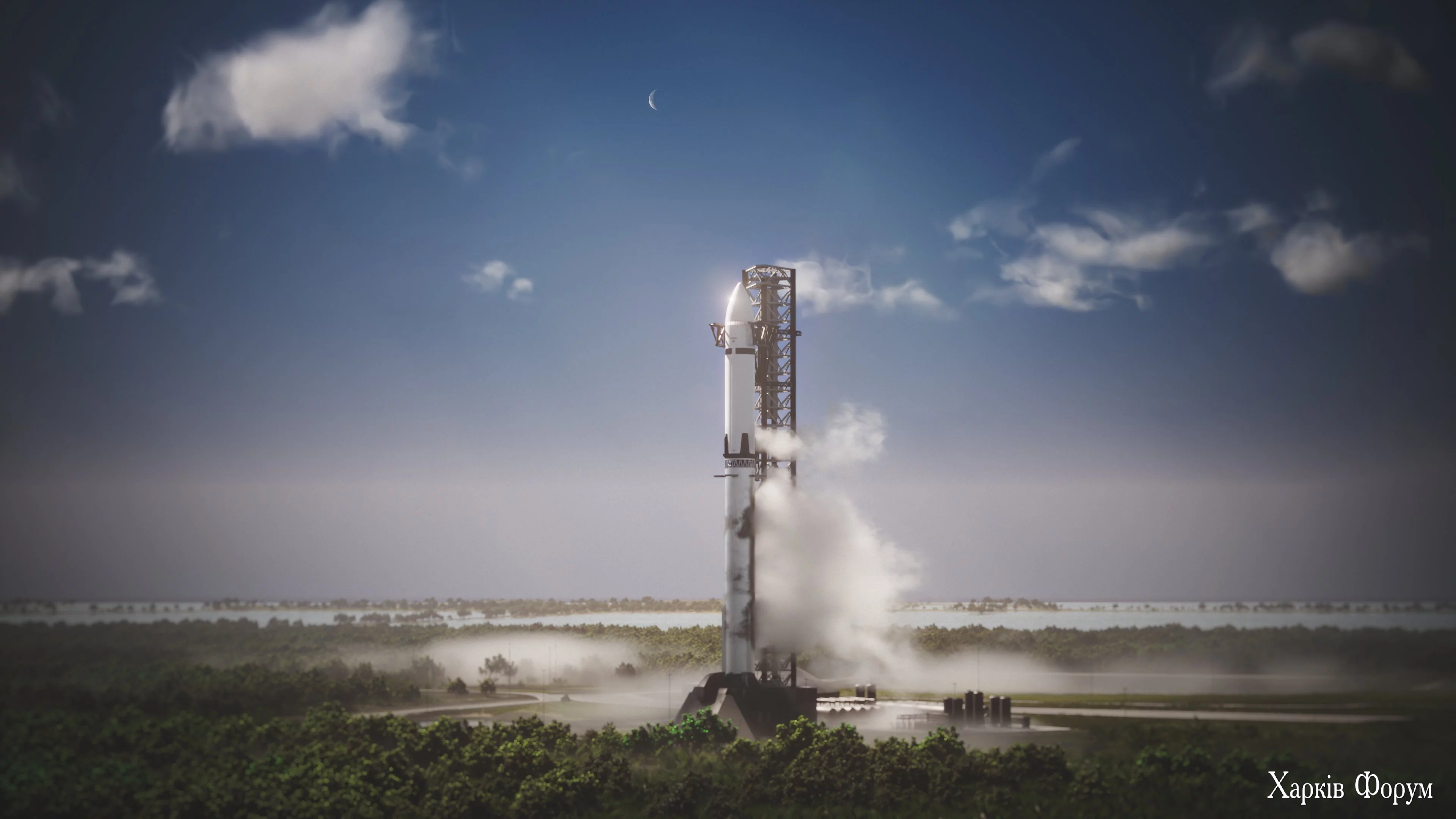 SpaceX показала Starship HLS – ракету, яка доставить американців на Місяць: 