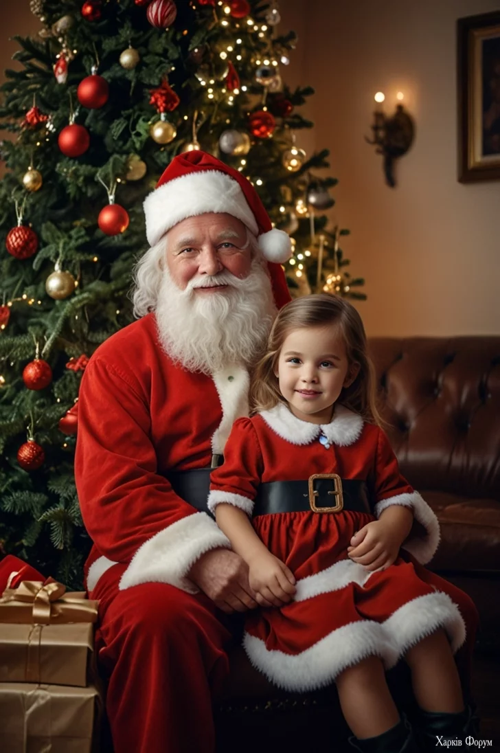 Leonardo_Lightning_XL_a_cute_little_girl_sitting_on_Santa_Clau_1.jpg