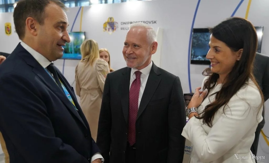Мер Харкова Ігор Терехов на Конференції з відновлення України у Рі