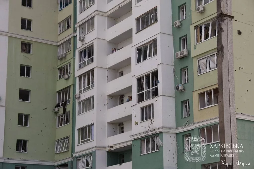 Удар КАБами по Шевченківському району Харкова 24 липня 2025 року
