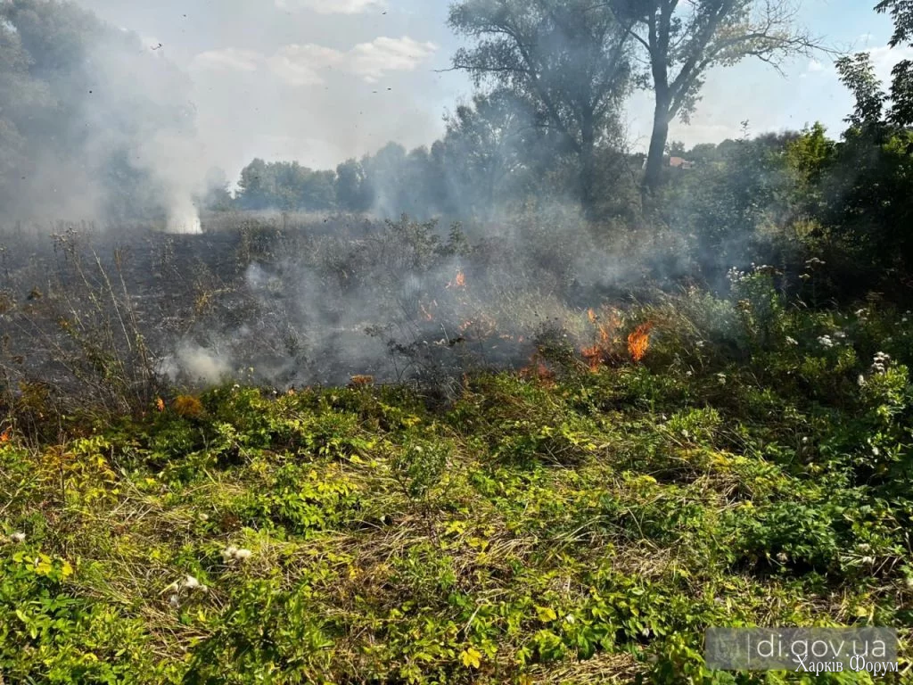 Пожежа у Слатиному через обстріл