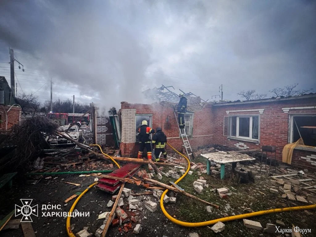 удары БпЛА по Харьковщине