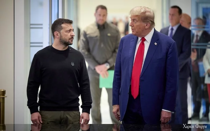 Donald Trump met with Volodymyr Zelensky in the Trump Tower in New York in September