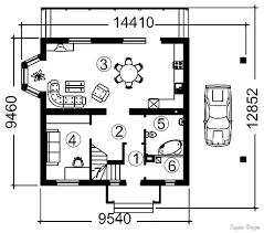 Проект мансардного дома 129 кв.м.