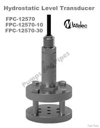 Sewage Hydrostatic Level Transducer – Depth Range 0-10 metre 4 ...