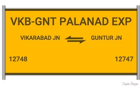 Palnadu Exp 12748 -Train Number, Schedule, Running Status ...