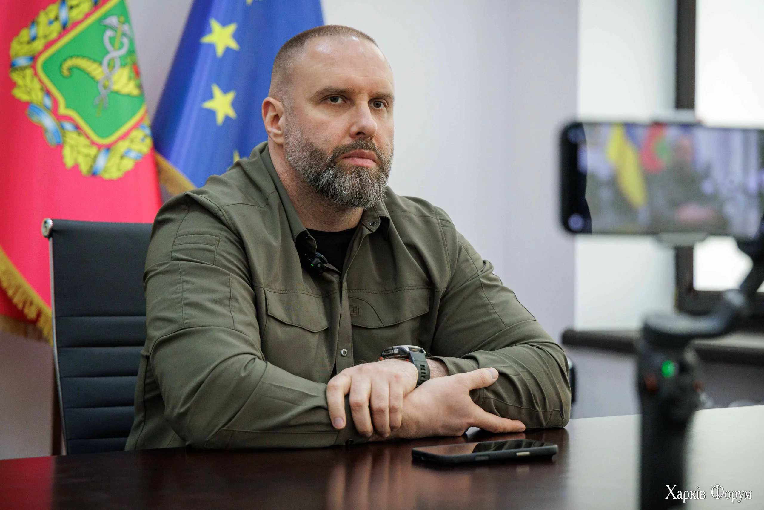 Начальник ХОВА Олег Синєгубов