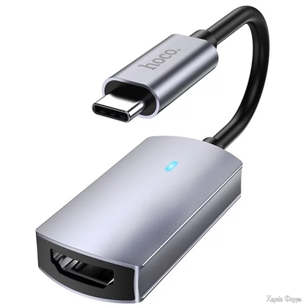 adapter-hoco-ua20-type-c-to-hdtv-metal-gray.webp