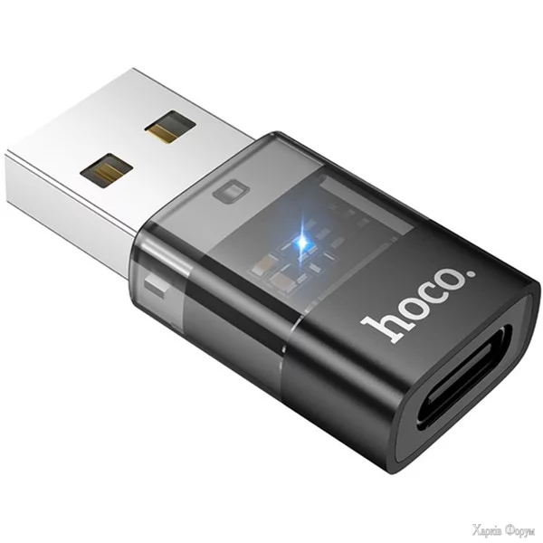 adapter-hoco-ua36c-usb-to-type-c-black.webp