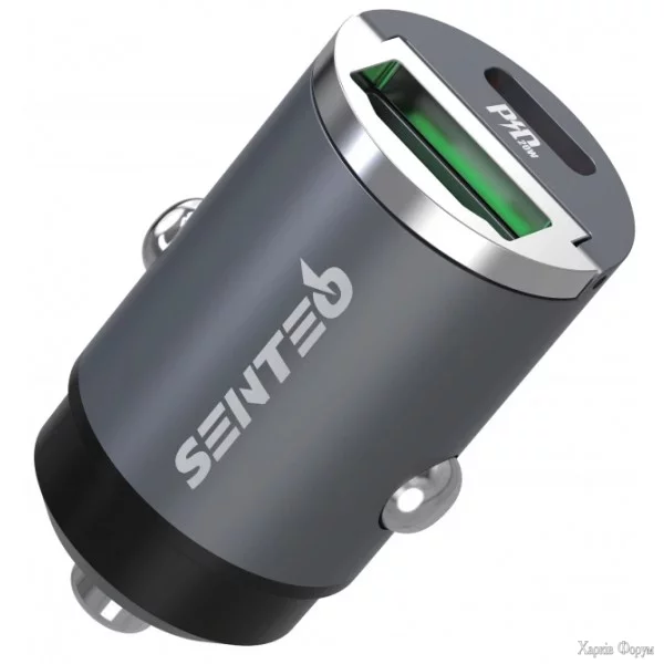 avtomobilnij-zaryadnij-pristrij-senteo-q-01-ferro-usb-usb-c-pdqc-20w-3a-black.webp
