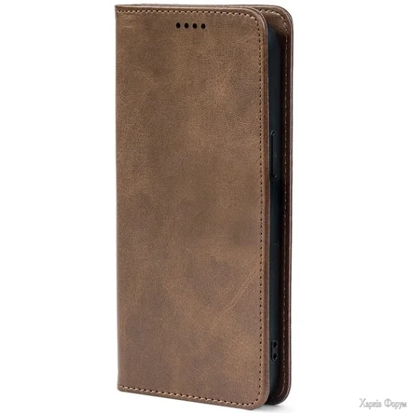 chokhol-knizhka-crazy-horse-clasic-dlya-xiaomi-redmi-15-4g-brown-strong.webp