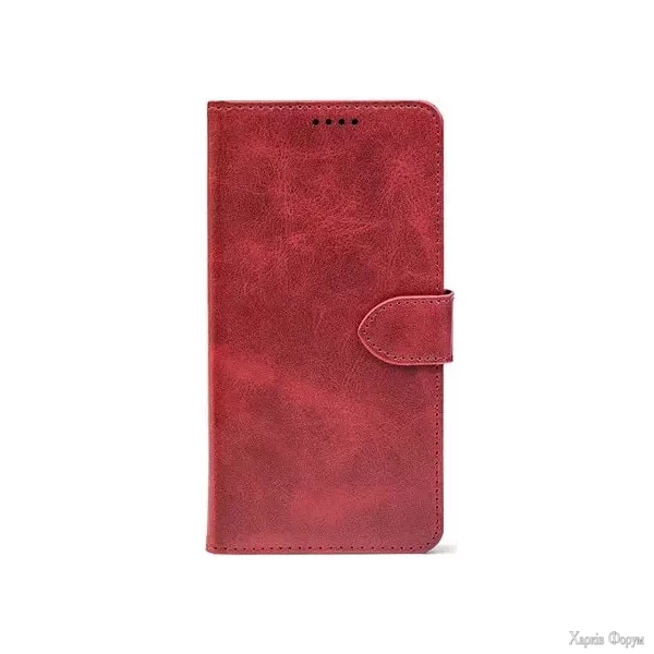 chokhol-knizhka-crazy-horse-clasic-dlya-xiaomi-redmi-15c-uapoco-c85-ua-red-wine-front.webp