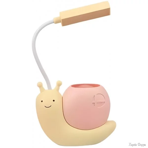 nastilna-lampa-desk-lamp-no904-snail-400-mah-yellowpink.webp