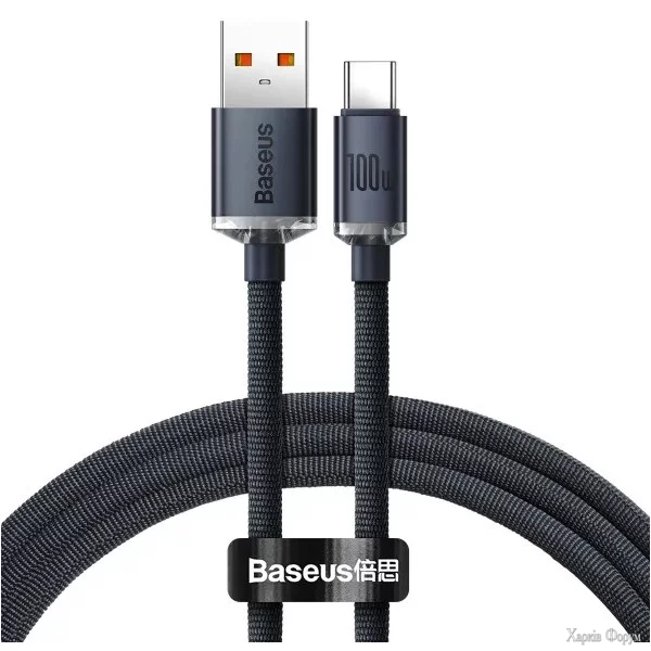 kabel-baseus-crystal-shine-series-fast-charging-usb-to-type-c-100w-12m-black-cajy000401.webp
