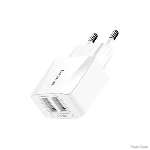 merezhevij-zaryadnij-pristrij-baseus-wall-charger-2xusb-21a-mini-dual-u-white-ccall-mn02.webp