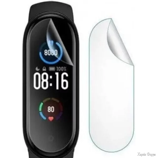 nabir-zakhisnikh-gidrogelevikh-glyancevikh-plivok-dm-dlya-xiaomi-mi-band-6-2-sht.webp
