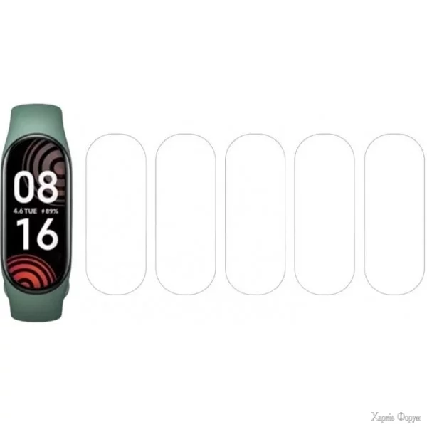 nabir-zakhisnikh-gidrogelevikh-matovikh-plivok-dm-xiaomi-mi-band-7-5-sht.webp
