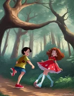 DreamShaper_v7_cartoon_disney_style_for_adults_There_is_a_pai_2.webp