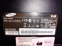 Samsung R40 и HP z233