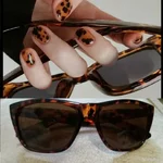 Очки cat uv400 коричневые солнцезащитные Cat Eye
