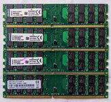планки DDR2 4GB для ПК на AMD по 200 грн