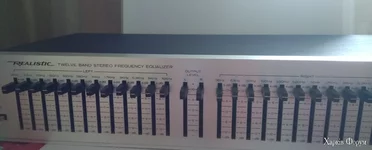 Realistic Twelve Band Stereo Frequency Equalizer