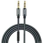 AUX кабель HOCO UPA04 Noble (with mic) 1m Tarnish (Код товару:12687)