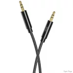 AUX кабель XO NB-R211C 3.5mm to 3.5mm 1m Black (Код товару:28443)