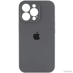 Apple Silicone Case Full Camera для iPhone 14 Pro Dark Gray (Код товару:28754)