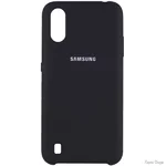 Silicone Case Samsung A01 Black (Код товару:10826)