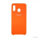 Silicone Case Samsung A20S Orange (Код товару:10750)
