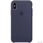 Apple Silicone Case для iPhone XS Max Midnight Blue (Код товару:27960)