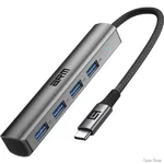 USB HUB ArmorStandart Type-C to 4USB Gray (ARM69364) (Код товару:34605)