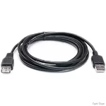 USB подовжувач REAL-EL Pro USB2.0 AM to AF 2m Black (EL123500028) (Код товару:26335)